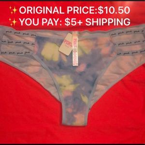 PINK VICTORIAS SECRET PANTIES